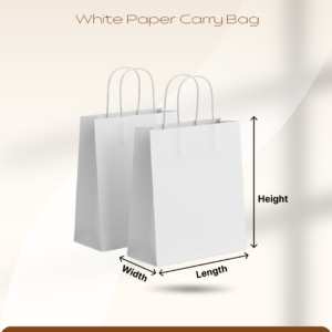 White Paper Carry Bag